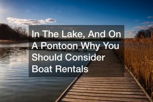 In The Lake, And On A Pontoon  Why You Should Consider Boat Rentals